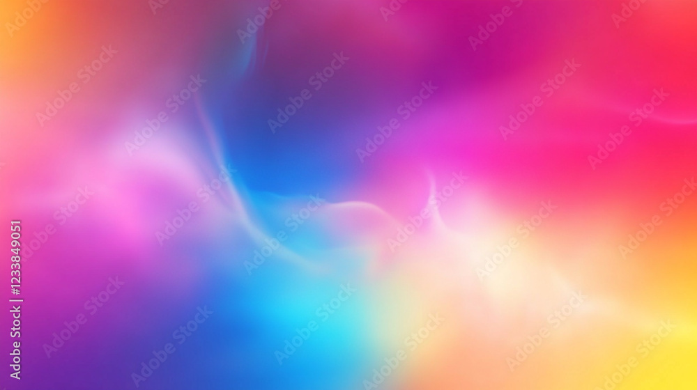 Poster beautiful summer gradient background abstract blurred gradient background in bright colors. colorful