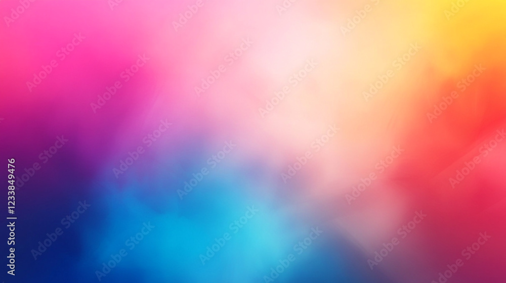 Poster beautiful summer gradient background abstract blurred gradient background in bright colors. colorful