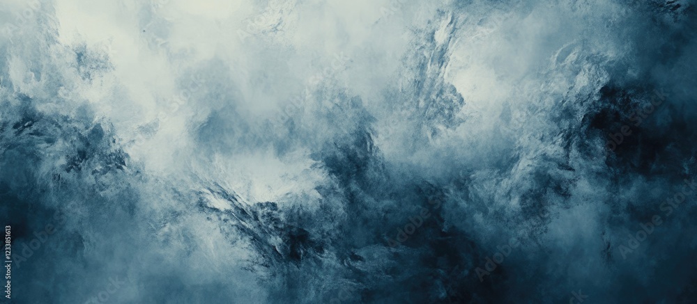 Poster Moody grey abstract background with soft monochrome clouds ideal for aviation and sky themes in video production with ample copy space