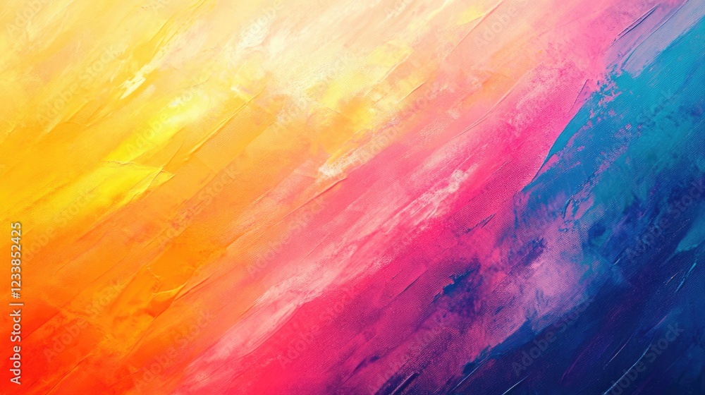 Poster Vibrant Color Gradient Background with Bright Hues Ideal for Text Overlay and Art Displays in Modern Design Projects