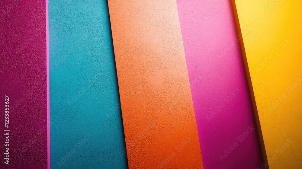 Poster vibrant colorful textured background with empty copy space for text or design elements