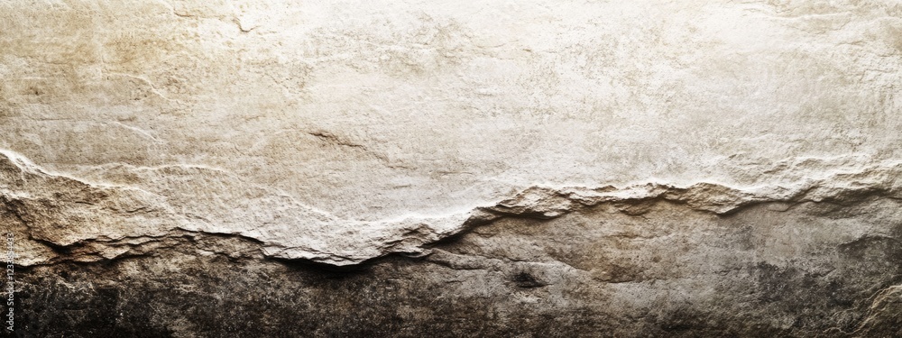Poster weathered stone surface texture with natural wave patterns and blank space for text or graphics