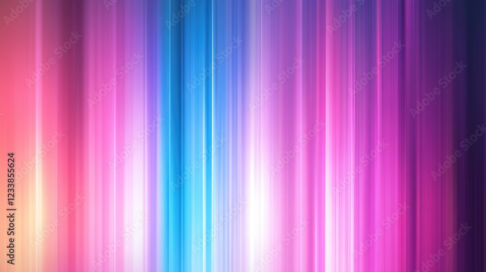 Poster colorful vertical blurred lights background for text overlay creative wide template for digital and 