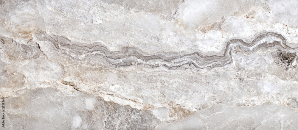 Poster elegant white marble texture featuring natural patterns and lines ideal for showcasing text or desig