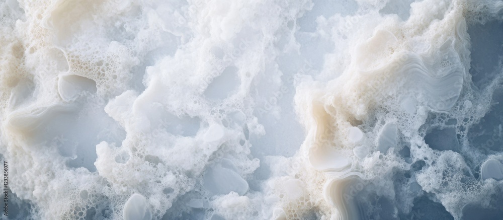 Poster elegant white marble abstract with soft waves ideal for text placement and background design