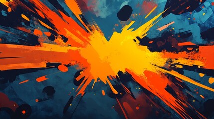 Comic abstract colorful background