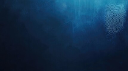 Obraz premium Fingerprint Recognition Technology Background with Empty Copyspace for Modern Security and Privacy Themes