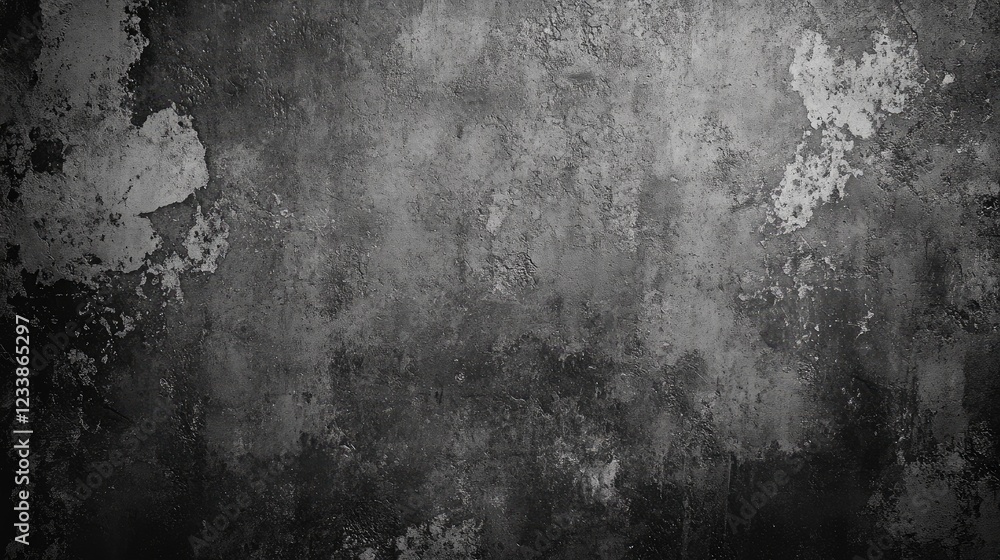 Poster textured concrete wall with weathered surface in widescreen format ideal for backgrounds or design e