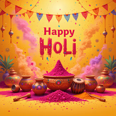 Festive Holi Decorations
