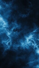 Fototapeta premium Abstract blue nebula, cosmic energy swirls, vibrant galaxy texture.