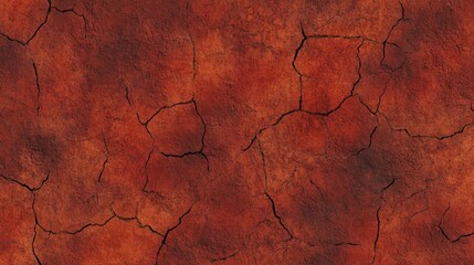 Fototapeta premium Cracked Dry Soil Texture with Empty Copyspace for Use as a Centered Vertical Background Design