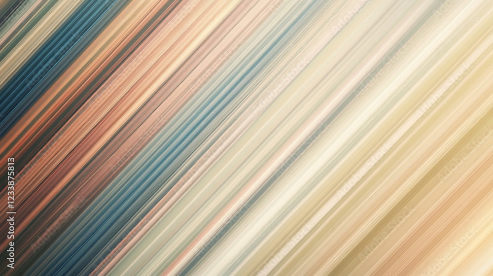 Poster abstract blurred lines background with gradient colors texture effect moving in diagonal direction