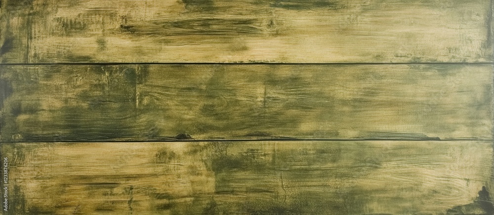 Poster cedar wood olive green glossy wall tile texture with empty copy space for text display