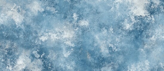 Obraz premium Blue abstract textured background with soft cloud-like patterns and ample copy space for text placement.