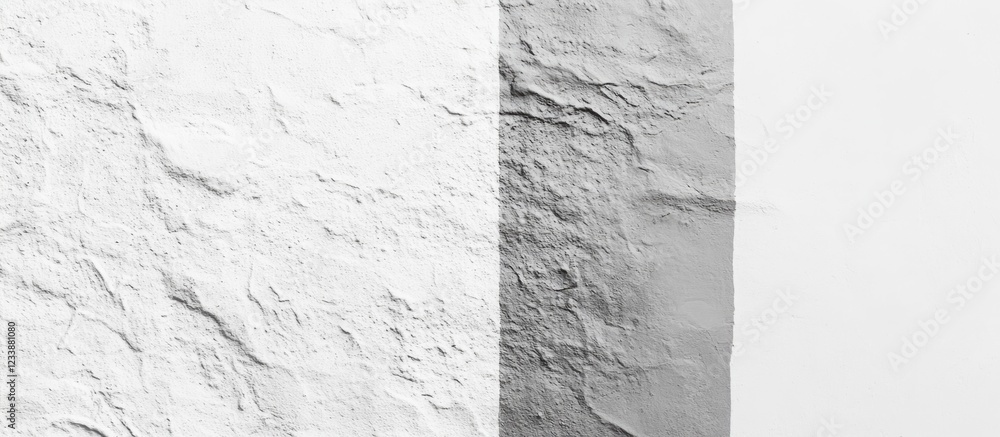 Poster texture of rough white and gray wall with copy space for text or graphics