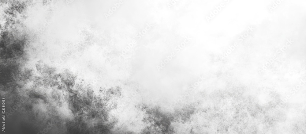 Aufkleber gray and white textured cloud background with soft lighting and copy space for text placement