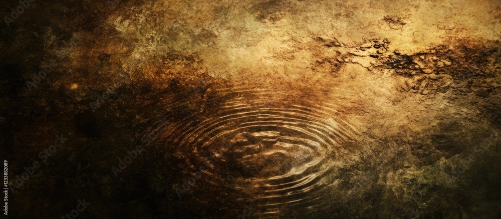 Poster abstract textured background with ripples in water and contrasting warm tones featuring copy space f
