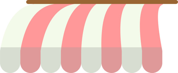 Fototapeta premium Stall Roof Illustration
