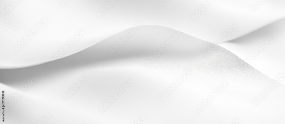 Poster smooth white fabric texture with subtle folds and shadows