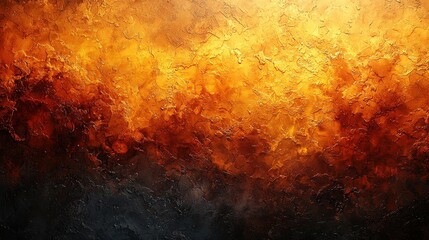 Fototapeta premium Abstract fiery texture with warm hues and dark undertones.