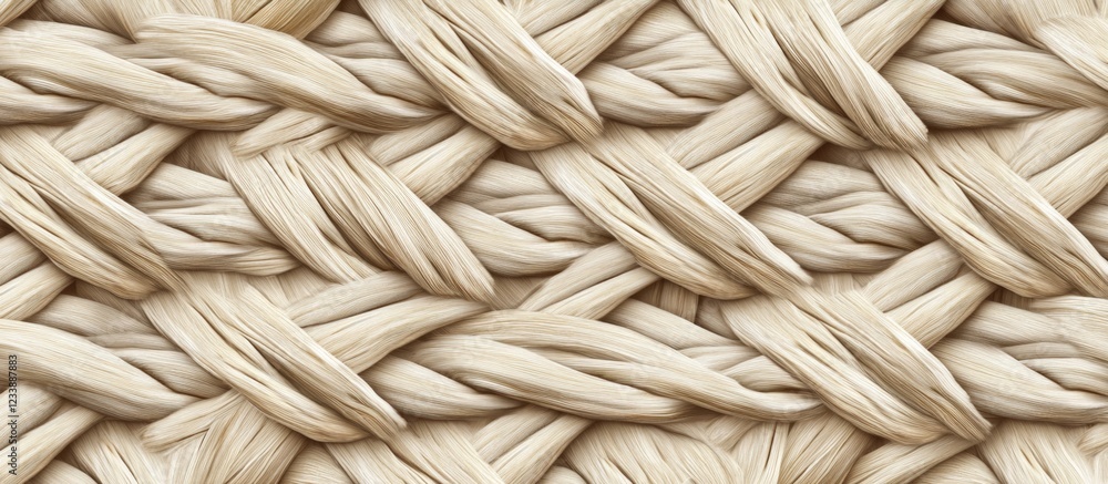 Poster textured background of braided natural fibers in a woven pattern with neutral tones suitable for var