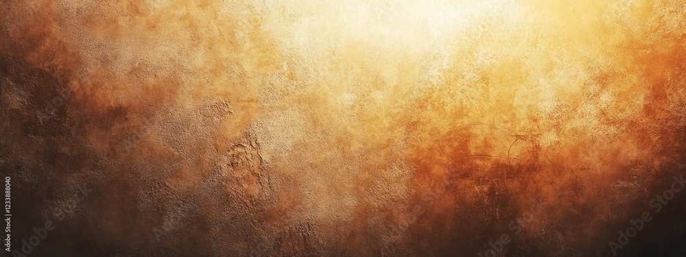 Poster textured abstract background in warm tones with soft gradients and light effects copy space