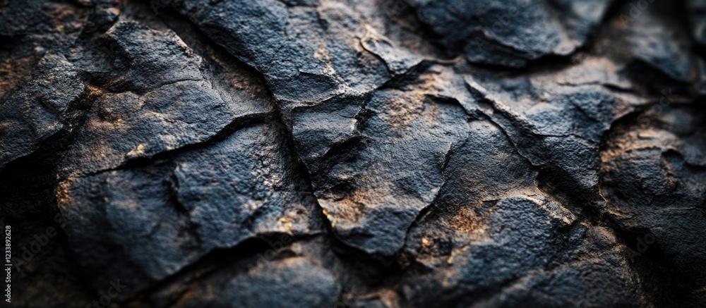 Poster black textured rock surface with detailed patterns and natural imperfections suitable for background