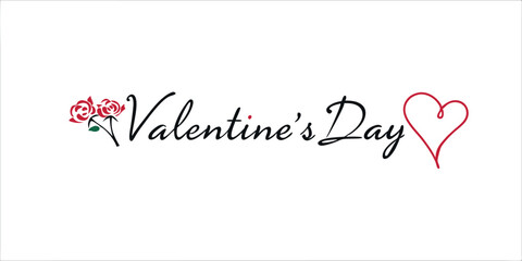 Happy valentines day  vector art