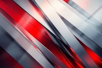 Fototapeta premium Abstract Red and Grey Diagonal Lines Design