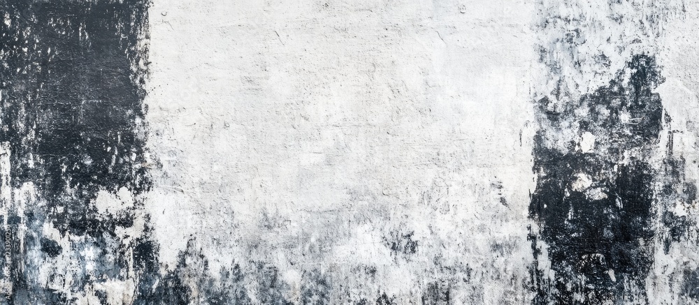 Poster abstract monochrome textured background with hues of white and black suitable for various design app