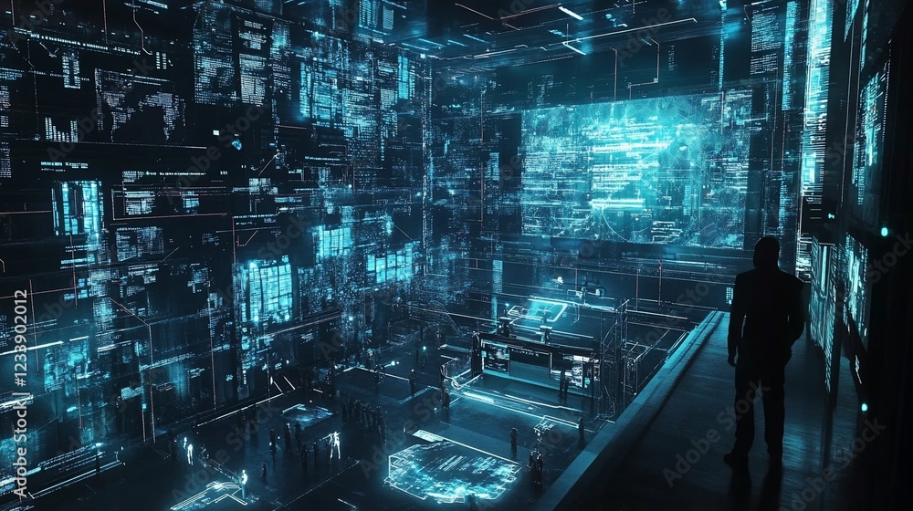 Poster a digital world awaits: exploring the matrix of data and technology infrastructure