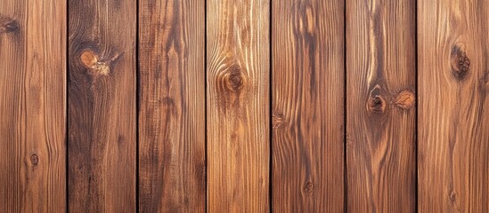 Naklejka premium Wooden planks texture background with natural grain pattern and knots