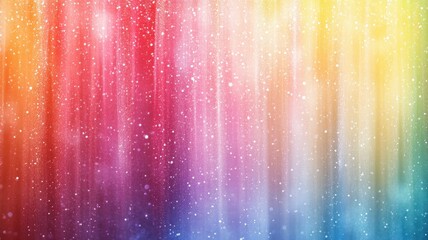 Abstract rainbow glitter rain vertical streaks colorful background graphic design digital art vibrant viewpoint