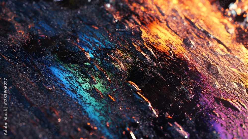Poster abstract colorful texture background with shimmering paint and light reflecting surface