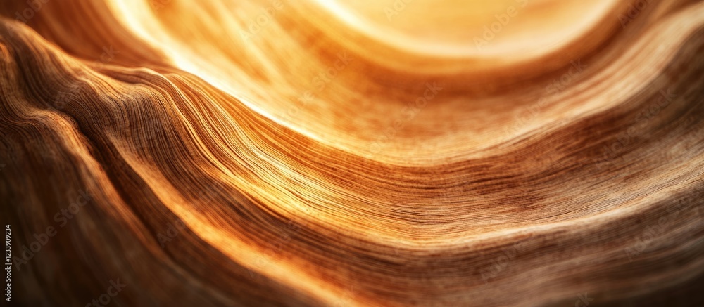 Aufkleber abstract texture of warm golden waves with smooth gradients and lines suitable for background use wi