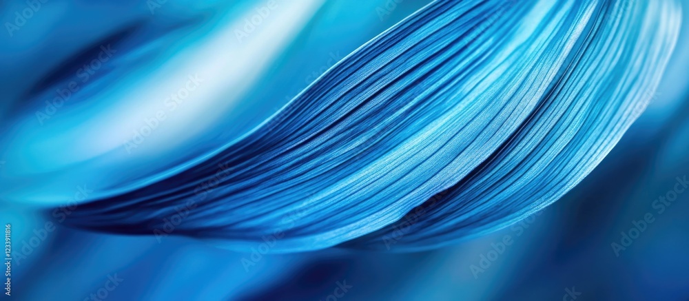 Poster abstract blue wave textures with smooth flowing lines and shapes, ideal for backgrounds and design p