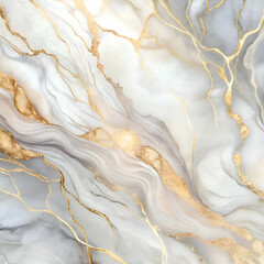 Elegant. abstract marble design with gold veins.