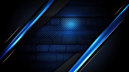 Futuristic Digital Landscape Background with Electric Blue Tones Sharp Neon Lines and Energetic Abstract Grids