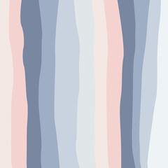 Blue and pink pastel wiggle stripes background