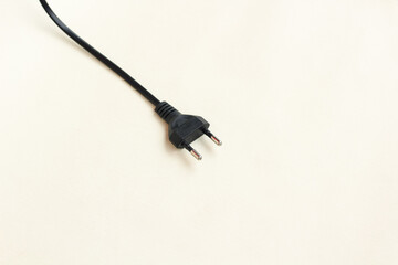 Close up of electrical socket isolated on white background.