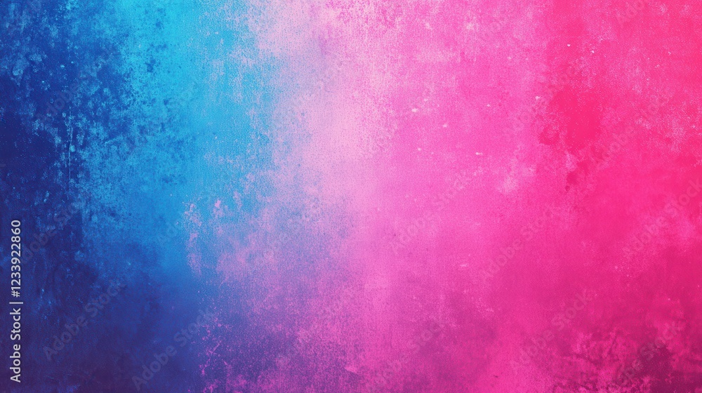 Poster a vibrant pink and blue grainy gradient background featuring a dynamic noise texture.
