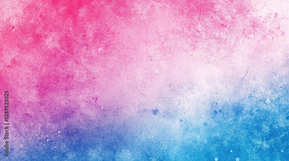 Poster A vibrant pink and blue grainy gradient background featuring a dynamic noise texture.