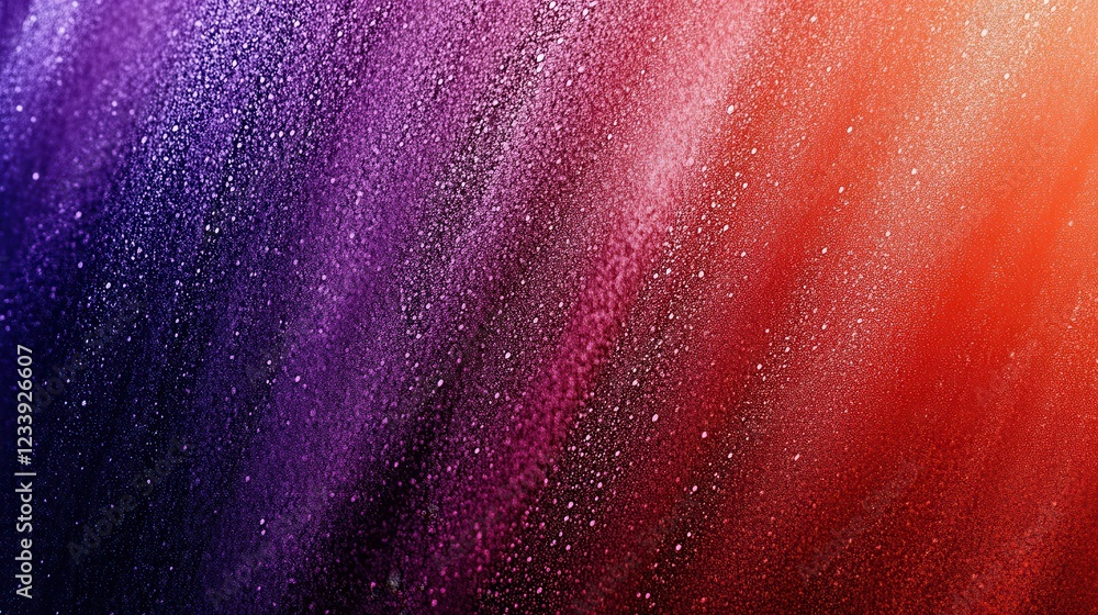 Poster a vibrant red and purple grainy gradient background with a dynamic noise texture, perfect for eye-ca
