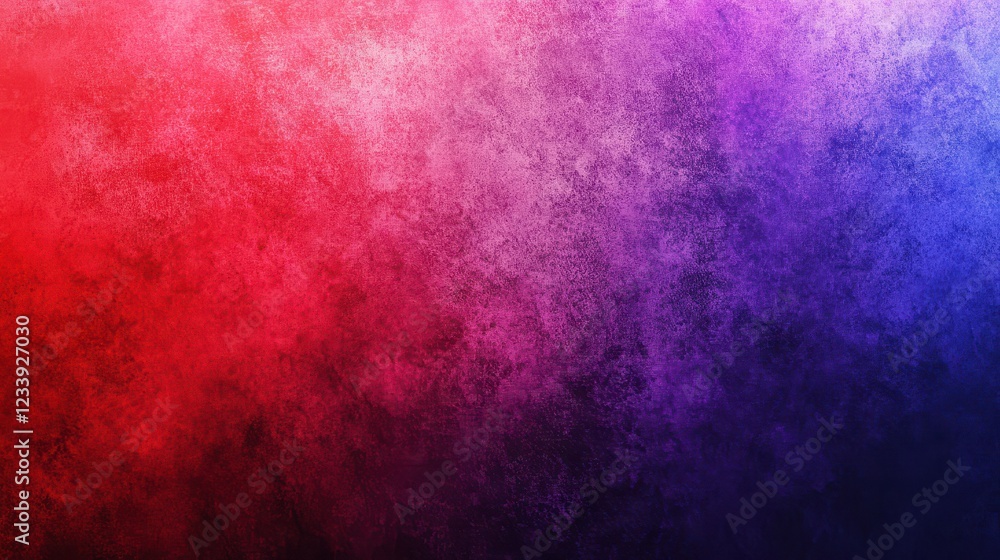 Poster a vibrant red and purple grainy gradient background with a dynamic noise texture, perfect for eye-ca