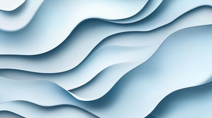 Fototapeta premium Abstract Blue Wave Paper Background Texture