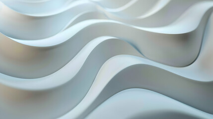 Obraz premium Abstract waves in soft, flowing design, evoking movement and tranquility.