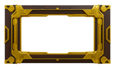 金色の金具の額縁