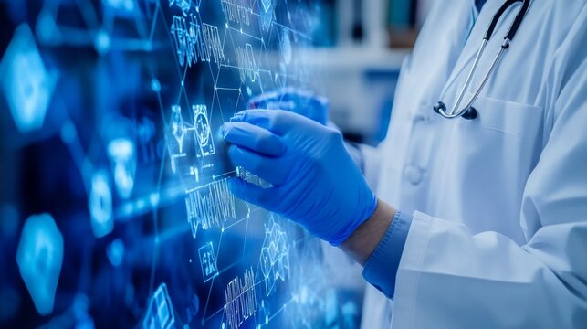 Digital Healthcare Conference Professionals Engaging in Productive Discussions and - Powered by Adobe