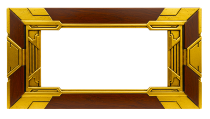 金色の金具の額縁