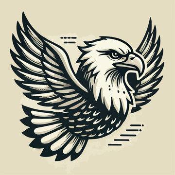 eagel background illustration  vector